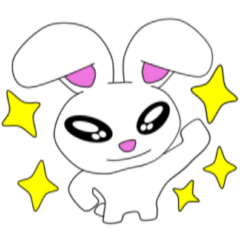 [LINEスタンプ] うさぎのすたんぷ (LINEスタンプの日)