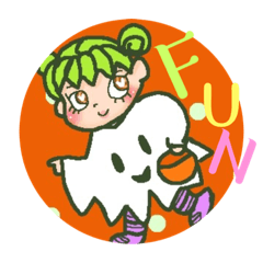 [LINEスタンプ] ハロウィンを皆で楽しもう！英語＆日本語