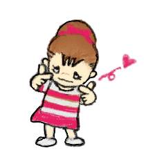 [LINEスタンプ] ほっこりちびっ子ちゃん