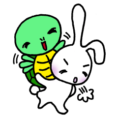 [LINEスタンプ] 亀の憂さ晴らし