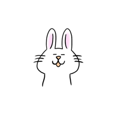 [LINEスタンプ] うさぎcm