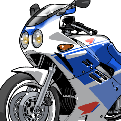 [LINEスタンプ] 250ccスポーツバイク12(車バイクシリーズ)の画像（メイン）