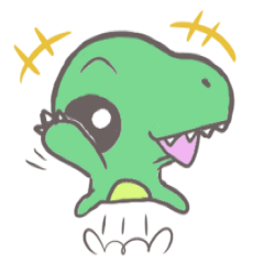 [LINEスタンプ] 陽気なティラノくん[日常2]