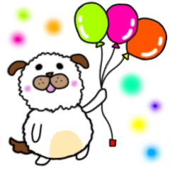 [LINEスタンプ] 近所の雑種犬☆ぺこ☆