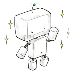 [LINEスタンプ] 【スタンプの日】ロボットのロアンくん