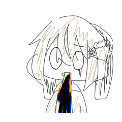 [LINEスタンプ] 黄色が好きな女の子ふざけ編 2