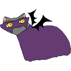 [LINEスタンプ] 彩れハロウィン！ざっくりとした猫？