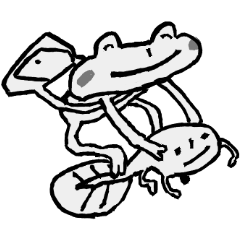 [LINEスタンプ] カエルタチDX