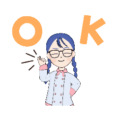 [LINEスタンプ] なんだか可愛い女の子♪