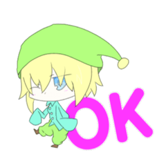 [LINEスタンプ] パジャマっ子みたいな妖精ちゃん☆