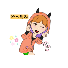 [LINEスタンプ] 可愛いキャラのあいさつスタンプです