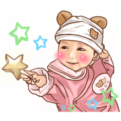 [LINEスタンプ] 新生児とあちゃんbabyの気持ち
