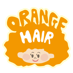 [LINEスタンプ] オレンジヘアーの画像（メイン）