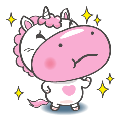 [LINEスタンプ] ユニコーンのニコちゃん