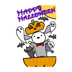 [LINEスタンプ] ぱともハロウィン