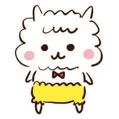 [LINEスタンプ] 筆文字タッチ風 ゆるい動物 くーちゃん