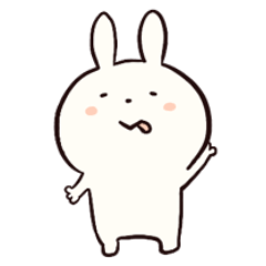 [LINEスタンプ] りすのうさぎ