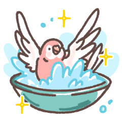 [LINEスタンプ] アキクサインコLINEスタンプ2