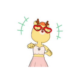 [LINEスタンプ] ウサギぽいなにか