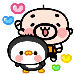 [LINEスタンプ] 動く！毎日おやじ君