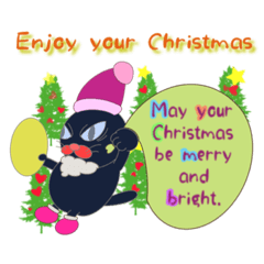 [LINEスタンプ] おら猫のクリスマス