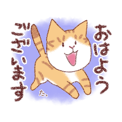 [LINEスタンプ] 茶白にゃんこの敬語