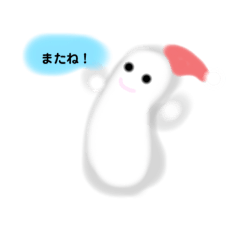 [LINEスタンプ] 冬の妖精！白い人スタンプ