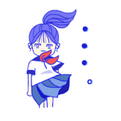 [LINEスタンプ] JKしか勝たん（美術の課題）