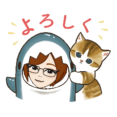 [LINEスタンプ] ひにゃひゆり