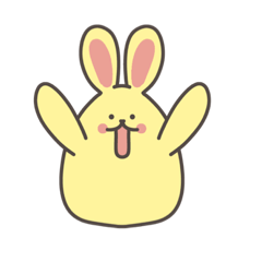 [LINEスタンプ] カラフルたまうさ テキストなし