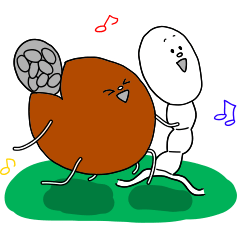 [LINEスタンプ] うどんこ病菌スタンプ 基本セット