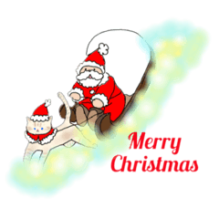 [LINEスタンプ] ころんとしたクリスマス