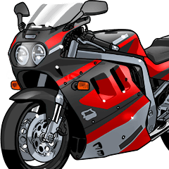 [LINEスタンプ] 1100ccスポーツバイク8(車バイクシリーズ)