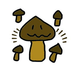 [LINEスタンプ] キノコバージョン大阪弁家族スタンプ