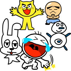 [LINEスタンプ] サモと仲間たち_01