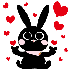 [LINEスタンプ] かわいいクロバニー