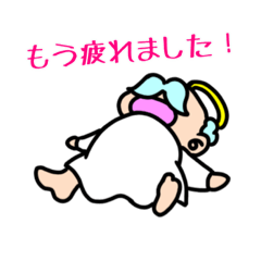 [LINEスタンプ] かわいいマイペース神さま