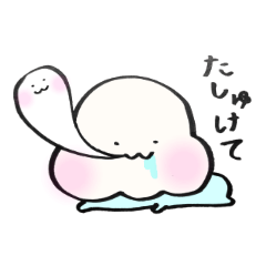 [LINEスタンプ] もちもちあかちゃん二日酔い