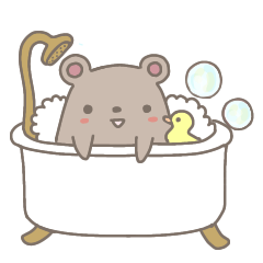 [LINEスタンプ] くまったくまさん