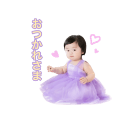 [LINEスタンプ] むらさきの妖精さん