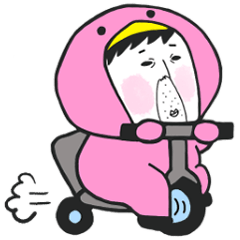 [LINEスタンプ] かわいい毛おじさんの画像（メイン）