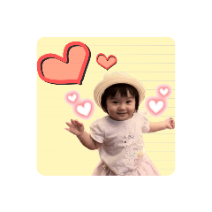 [LINEスタンプ] ひなたちゃん優ちゃんスタンプ