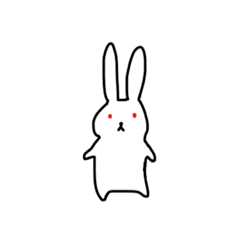 [LINEスタンプ] 増幅するウサギ