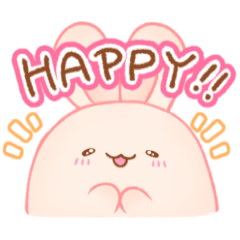 [LINEスタンプ] おひとりさまうさぎ2