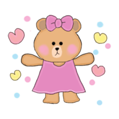 [LINEスタンプ] ほんわかスタンプ♡BROWN ＆ FRIENDS