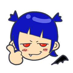 [LINEスタンプ] リトルデビル きらちゃん