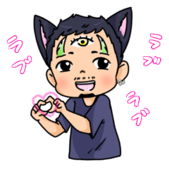 [LINEスタンプ] おねぇのねこちゃん