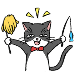 [LINEスタンプ] タキシード猫ゴト