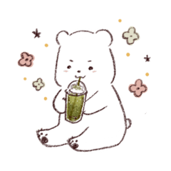 [LINEスタンプ] しろくまさんの日常。