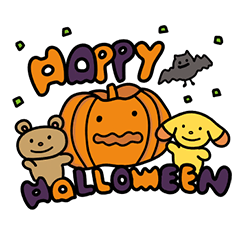 [LINEスタンプ] アイスクリームドッグ - ハロウィン